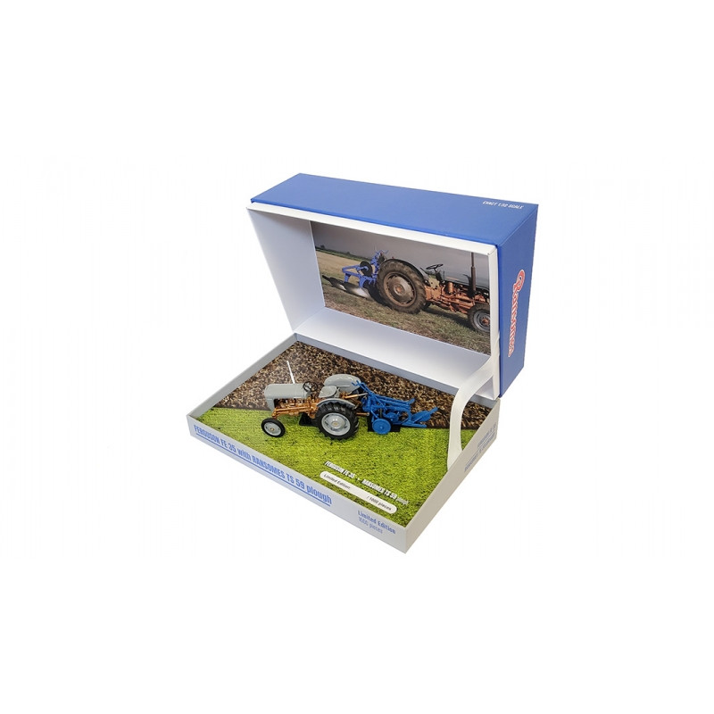 Ferguson FE-35 met Ransomes ploeg Limited Edition 1000 stuks - 1:32